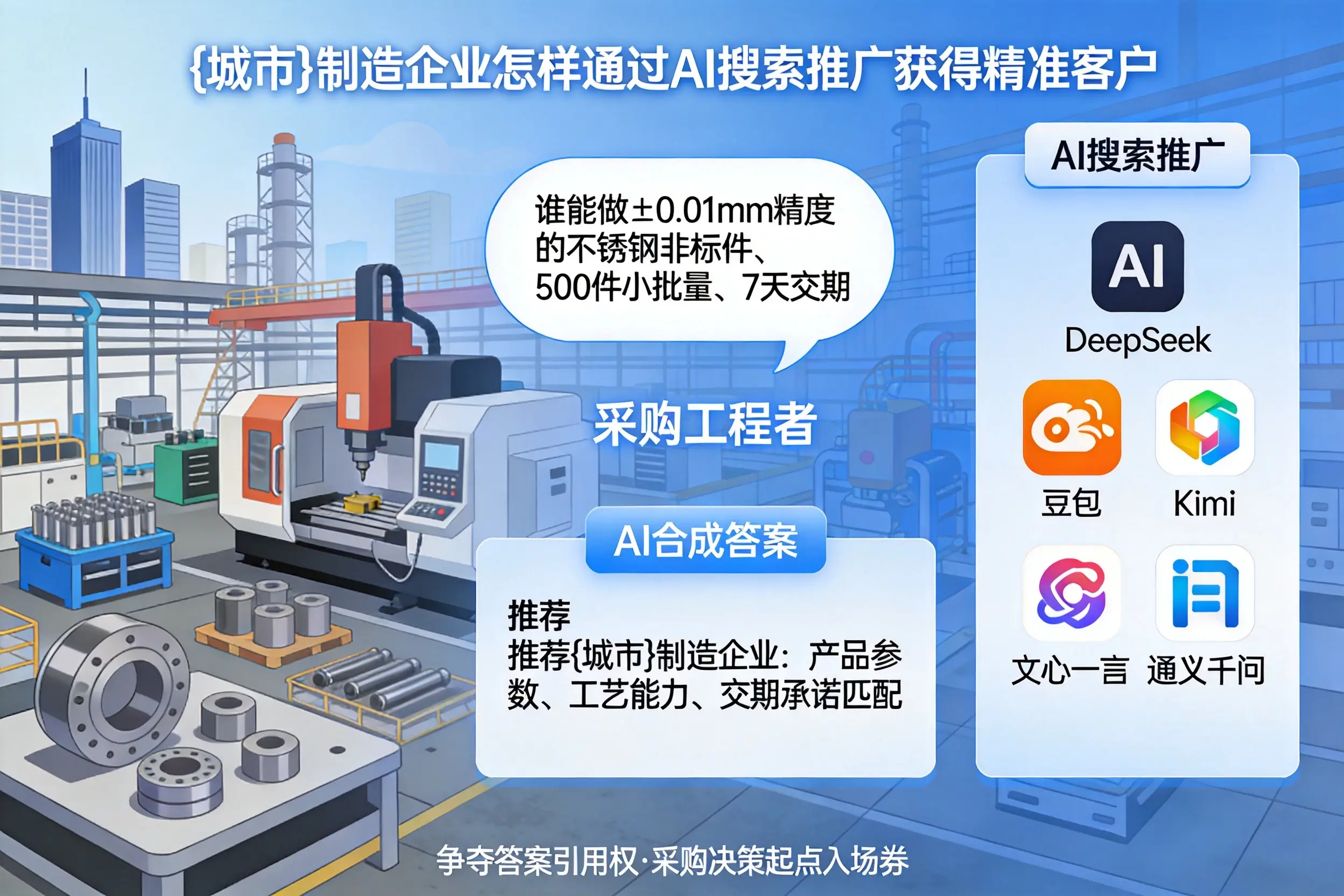濮阳制造企业怎样通过AI搜索推广获得精准客户