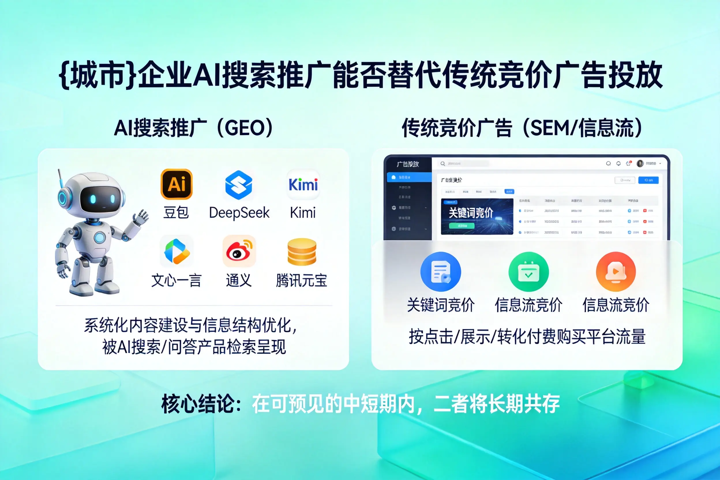 濮阳企业AI搜索推广能否替代传统竞价广告投放
