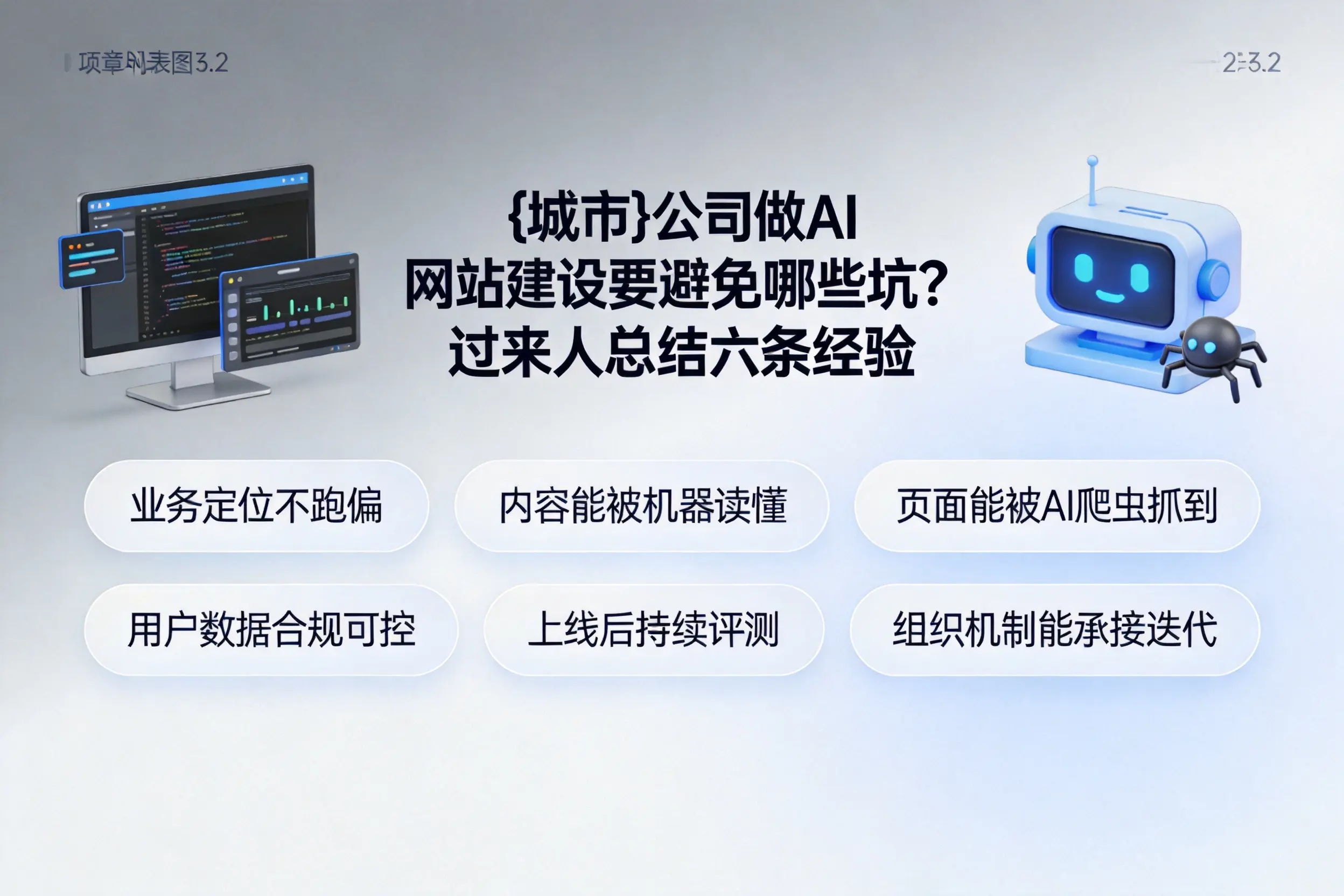 濮阳公司做AI网站建设要避免哪些坑？过来人总结六条经验
