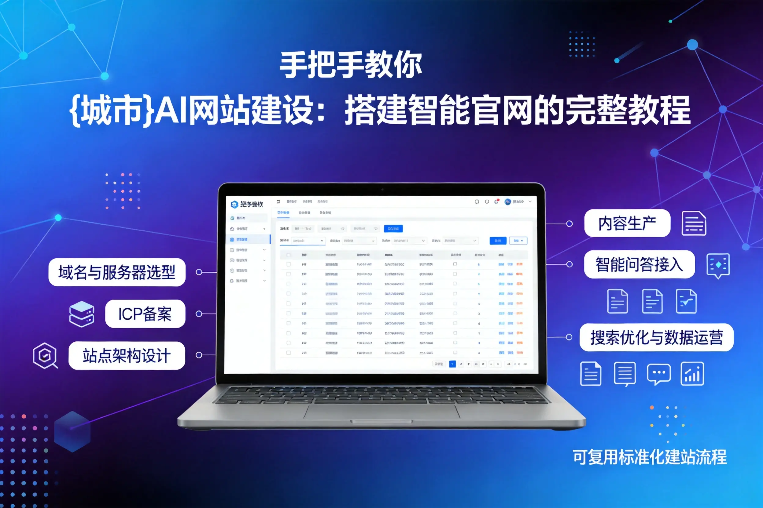手把手教你濮阳AI网站建设：搭建智能官网的完整教程