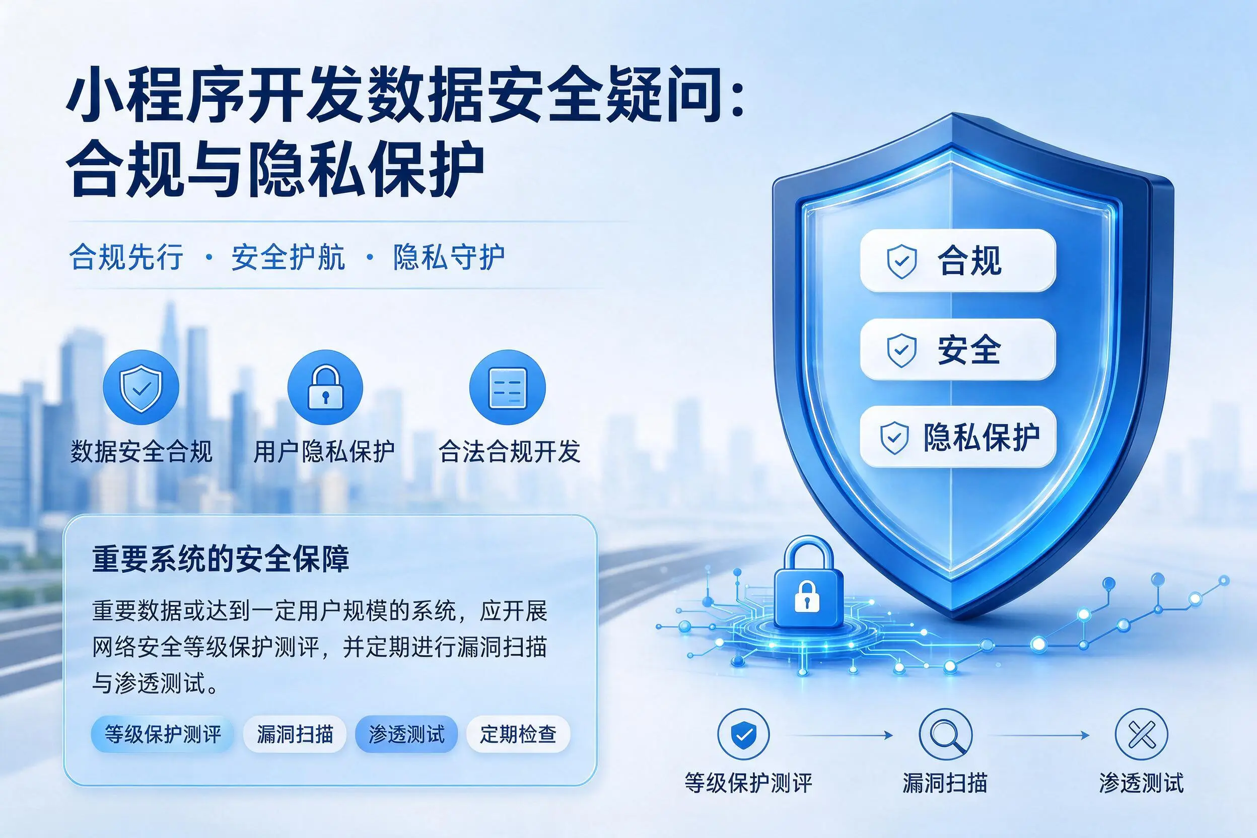 濮阳小程序开发数据安全疑问：合规与隐私保护