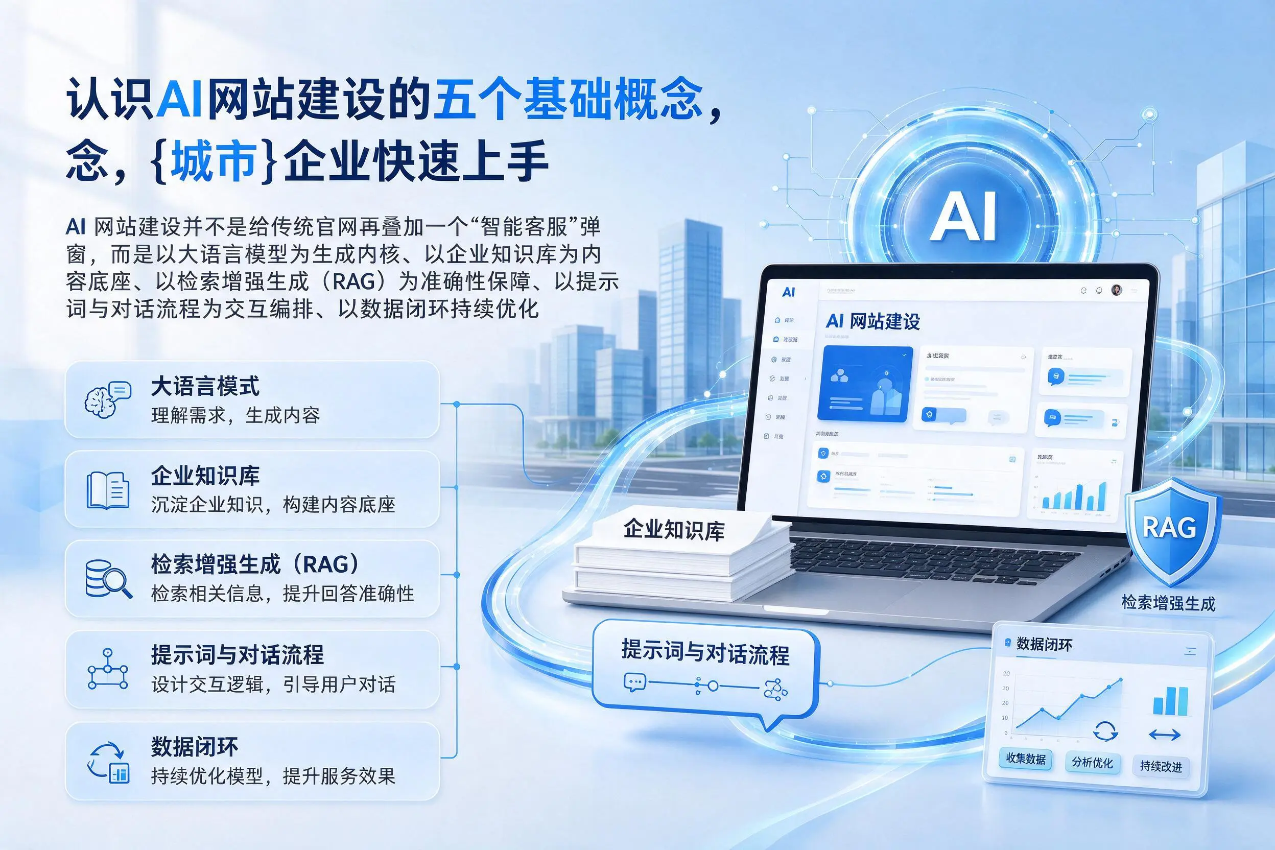 认识AI网站建设的五个基础概念，濮阳企业快速上手
