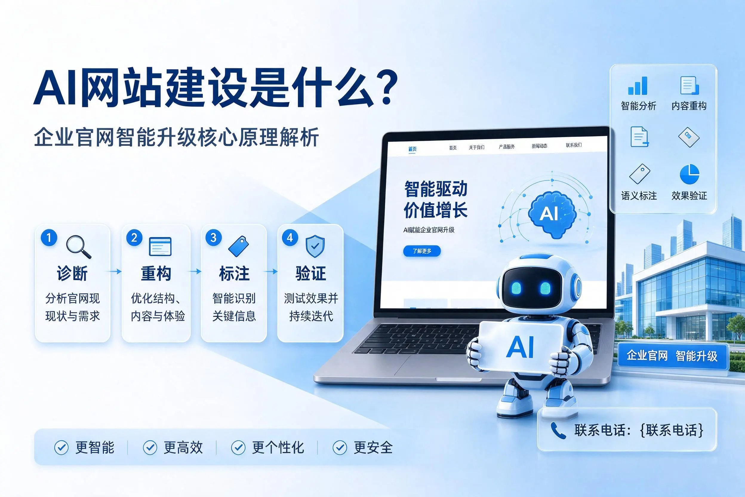AI网站建设是什么？濮阳企业官网智能升级核心原理解析