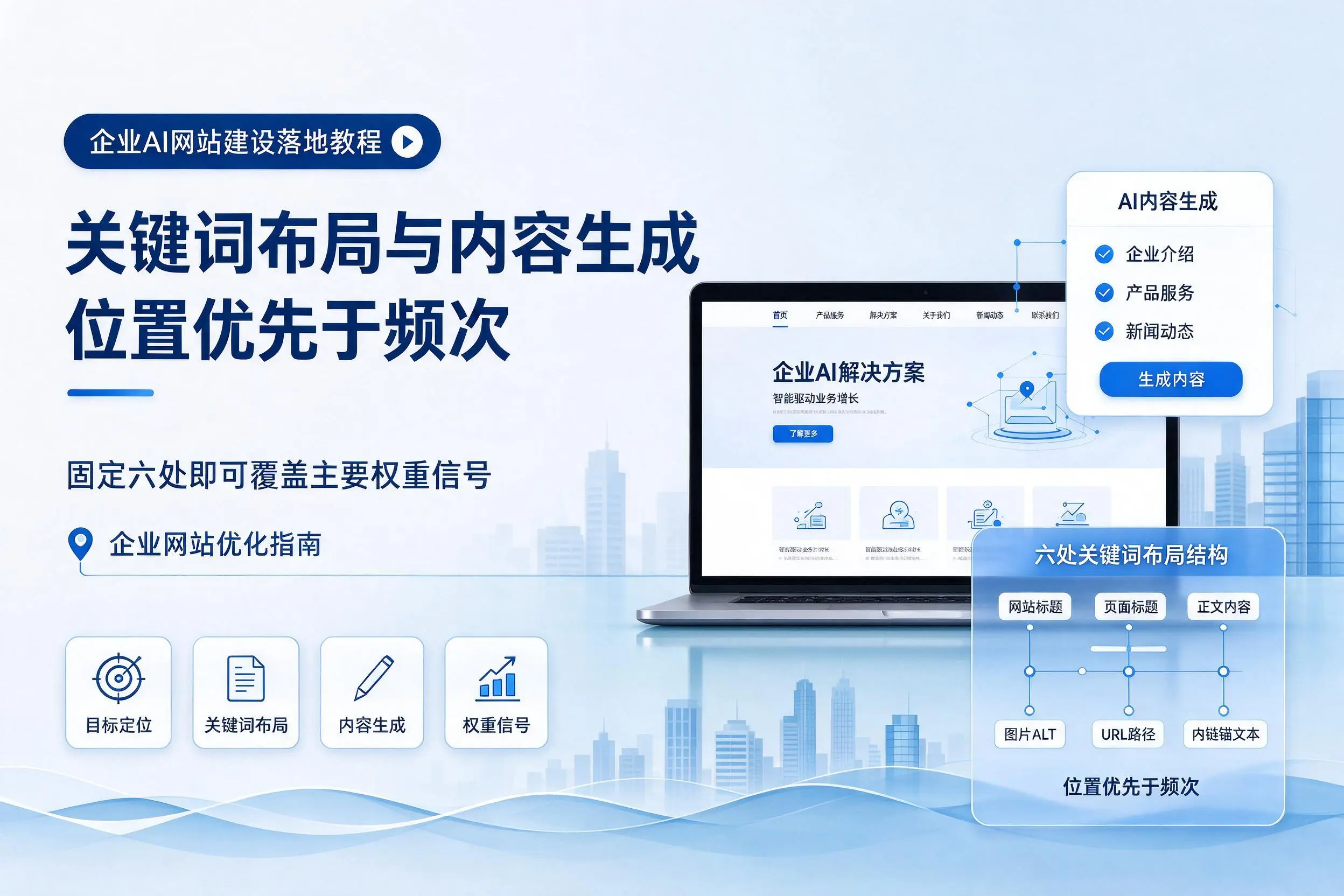 濮阳企业AI网站建设落地教程:关键词布局与内容生成
